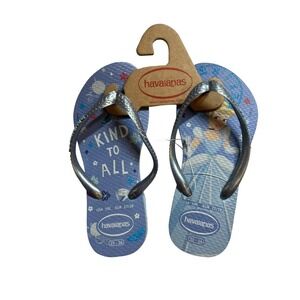 Havaianas Cinderella Slim Flip Flop New Size 10 Girls